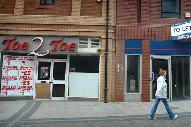 This was the scene in 2007 in Victoria Street when empty shops plagued Victoria Street
