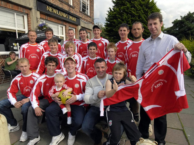 Do you recognise any of these footballers and what is the name of the team?