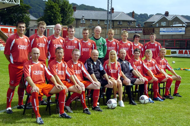 Do you recognise any of these Scarborough FC footballers and what season is this from?