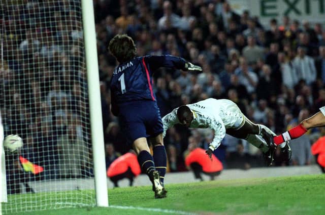 Enjoy these photo memories from Leeds United's 1-0 win against Arsenal at Elland Road in May 1999. PIC: Varley Picture Agency