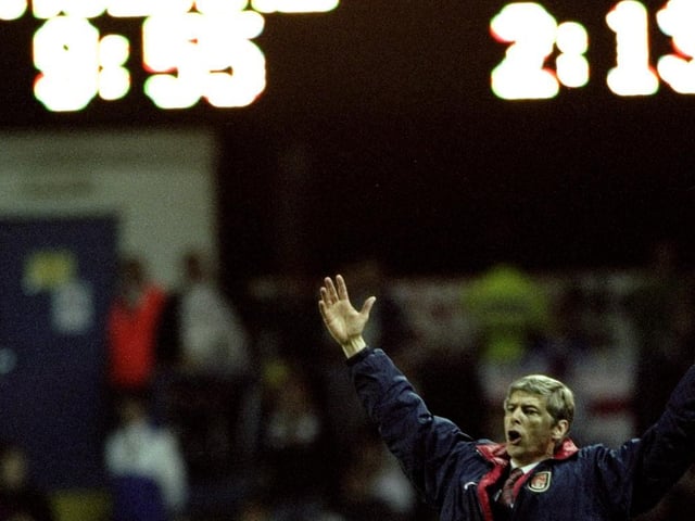 Arsenal manager Arsene Wenger is left frustrated and dejected as time ticks by.