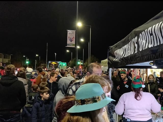 It was a cheerful return to tradition after last year's Christmas Markets were cancelled because of coronavirus. Pic credit: Stephen Murtagh