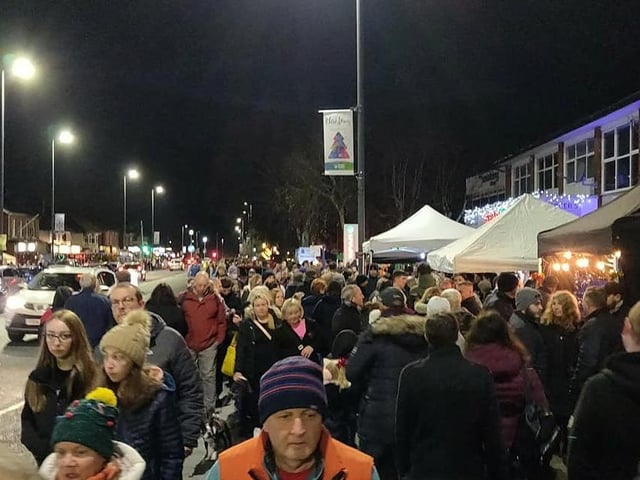 "Great night. Lovely Christmassy atmosphere," said one visitor. "Great stalls and the smaller businesses looked like they were thriving." Pic credit: Stephen Murtagh