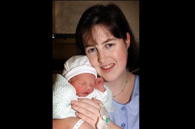 Thomas James - born 2.49am weighing 2.4kg. Pictured with mum, Alison McCullough of Bent Lane, Leyland