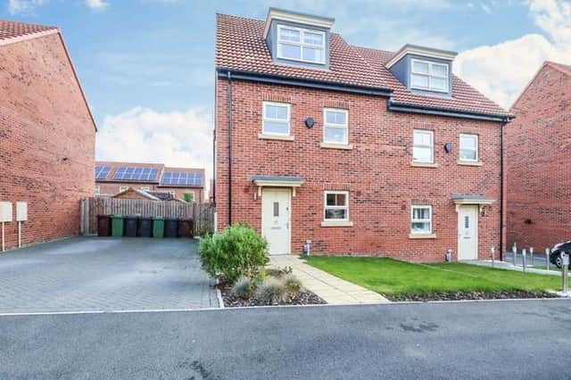 Take a look inside this four bedroom, new build house on the market in Leeds.