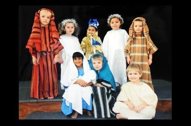 Can you spot yourself in our nativity pictures from way back in 2001