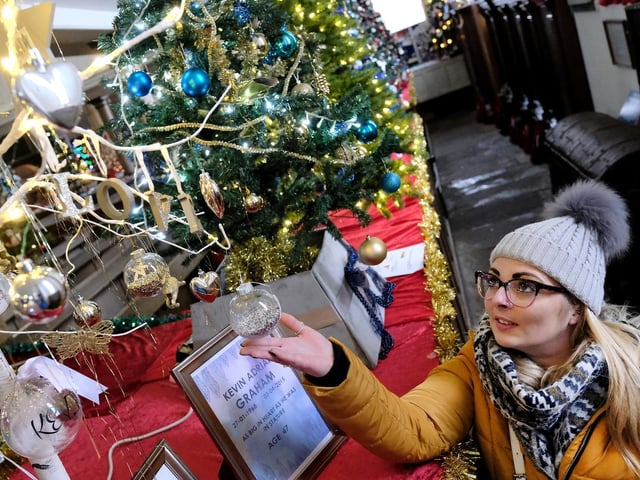 Hannah Vines takes a look at the decorated Christmas trees.
215101f