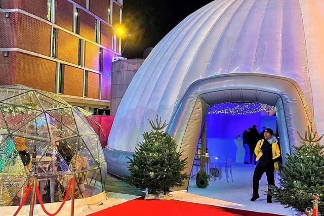 It doesn’t get much more Christmassy than enjoying your festive drink inside an igloo, which is what you can expect at The Igloo Bar on Millenium Square. The stunning inflatable pop-up bar has a winter garden-themed interior, bar staff dressed in ice-themed costumes and a large festive drinks menu to choose from. You’ll also get to enjoy some live music to really get you in the yuletide spirit.