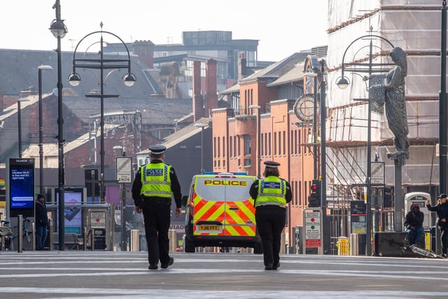 There were 835 ASB crimes recorded in the city centre between September 2020 and August 2021, the latest available figures