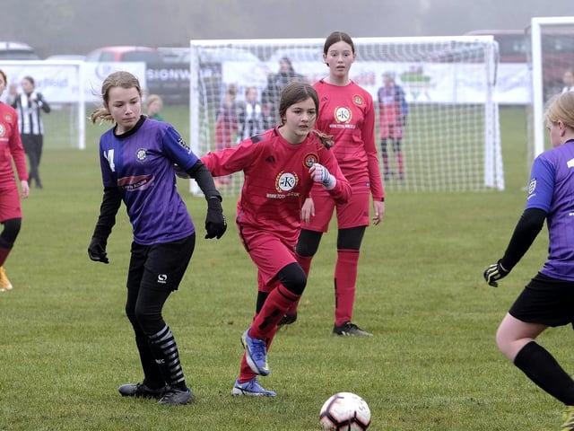 Scarborough Ladies U12s take on Bishopthorpe