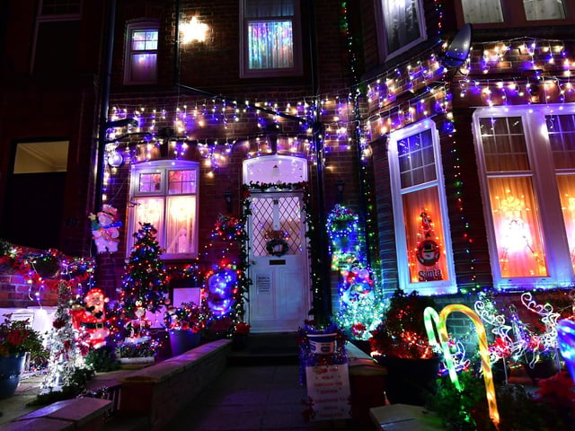 Princess Royal Terrace is lit-up and illuminated!