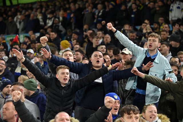 Leeds United fans united in support.
