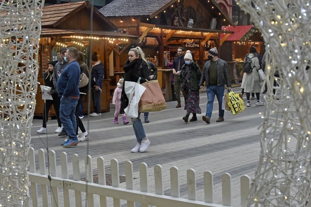 Although the German Christmas Market was cancelled this year, there are still plenty of Christmas stalls serving festive tipples and treats