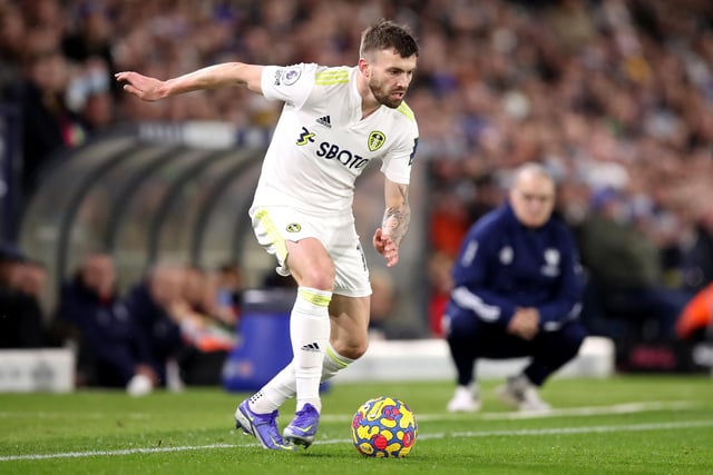 4 - Better in the second half than the first when he was poor. Unable to give Leeds much forward momentum. Took a whack to the ribs that hampered him.
Photo by George Wood/Getty Images.