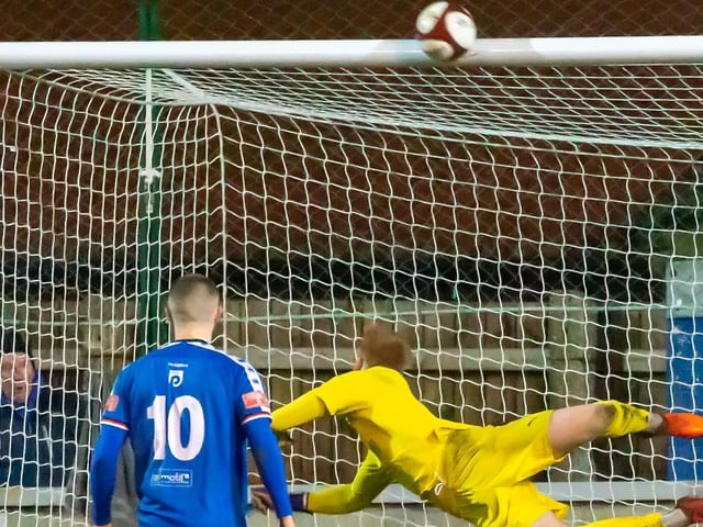 Whitby Town defeated Grantham Town 3-0 in the NPL Premier Division on Saturday December 18.

Photo by Brian Murfield