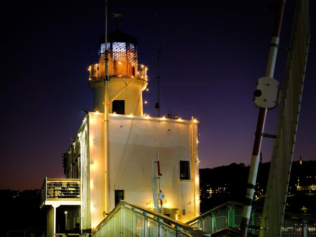 A view from the lighthouse bridge...