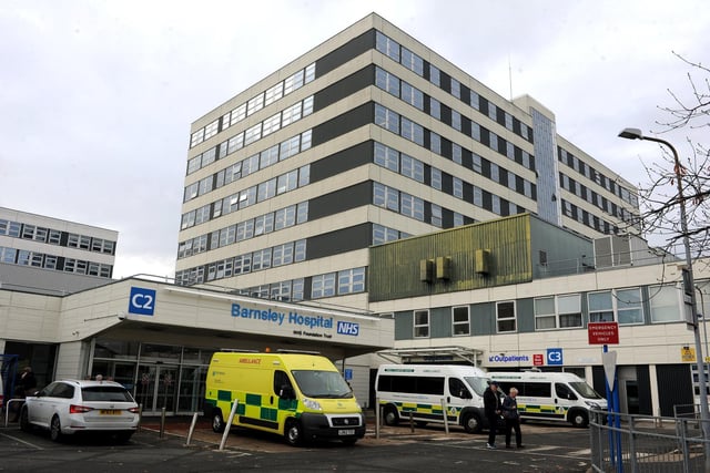 In Barnsley, 92 people were in hospital with Covid-19 in December 2020, with seven on ventilators. That's fallen to 32 and two by the same date this year.