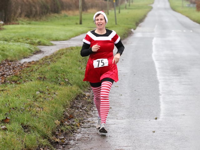 Janet Downes won the Bridlington Road Runners Christmas Handicap race
Photo by TCF Photography