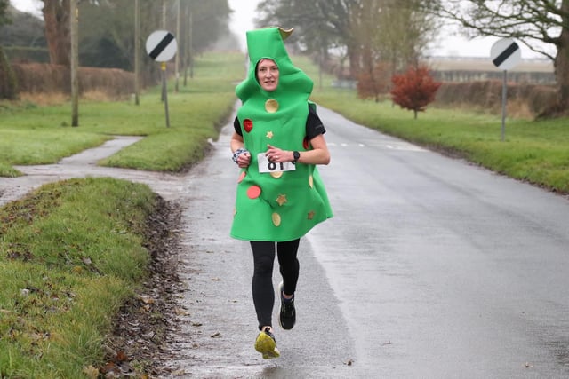 A tree-mendous effort from Clare Gummerson  in action at the Bridlington Road Runners Christmas Handicap race

Photo by TCF Photography