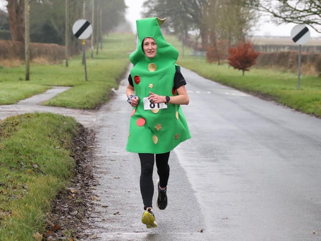 A tree-mendous effort from Clare Gummerson  in action at the Bridlington Road Runners Christmas Handicap race

Photo by TCF Photography