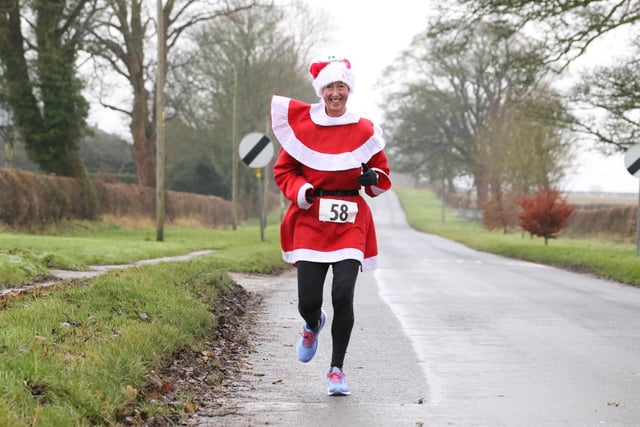 Lyn Gent is all smiles at the Bridlington Road Runners Christmas Handicap race

Photo by TCF Photography