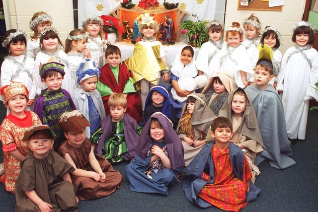 Christ the King RC School reception class nativity play, 1996