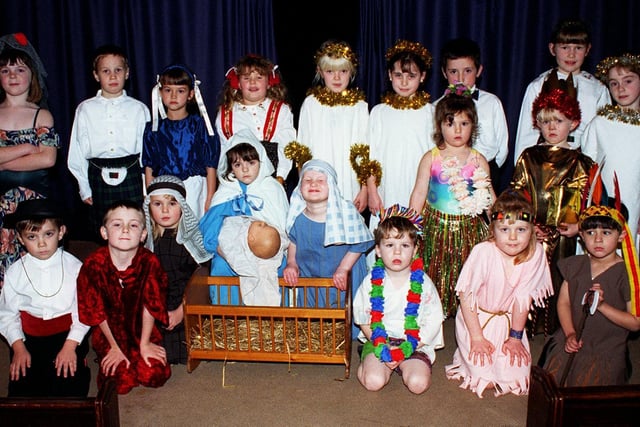 Children from Wesham CE County Primary School Juniors Nativity, 1997