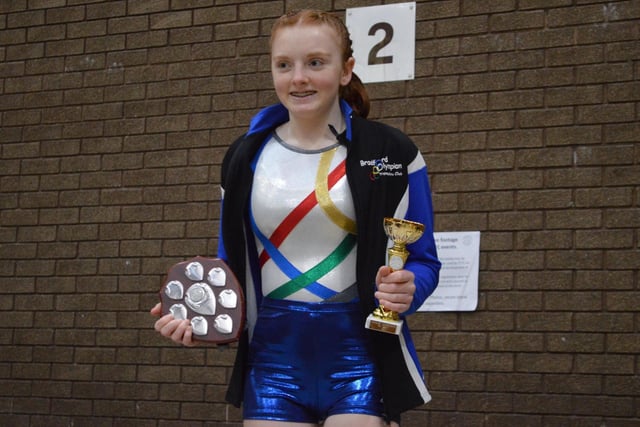 An individual Yorkshire champion with two trophies.