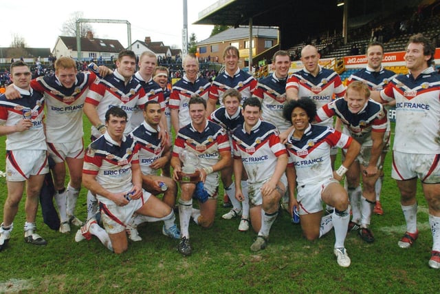 The winning Wakefield team in 2008.