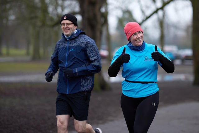 Happy Parkrunners.