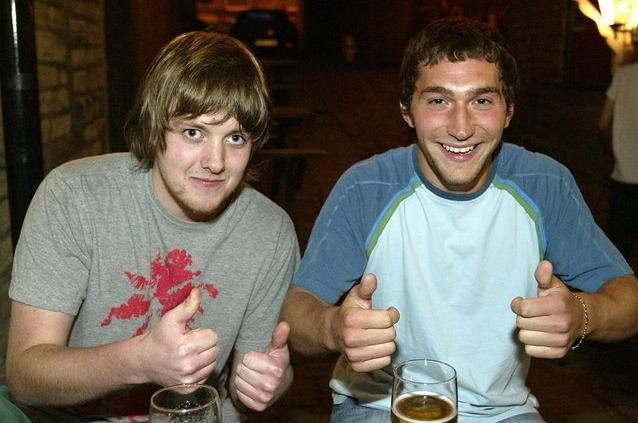 Alex and Roberto back in 2006.