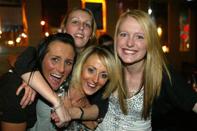 River island girls on a festive night out back in 2006.