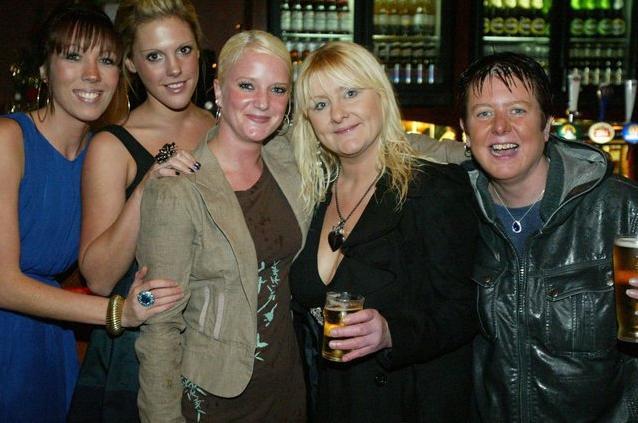 Gabby, Beckie, Esther, Lorraine and Dawn back in 2008.