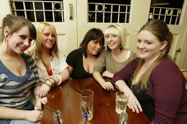 Natalija, Stacey, Gab, Stace and Alex back in 2008.