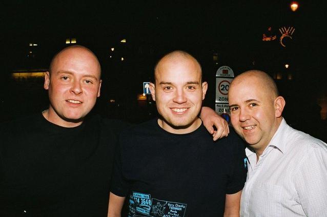 Fish, Dean and Sooty in 2004.
