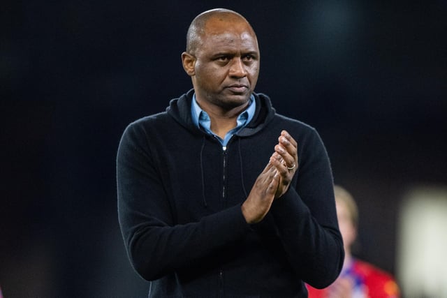 Eagles fans have had little to smile or moan about since Vieira took charge of his first Crystal Palace game in August. The South London side are 11th in the Premier League table.