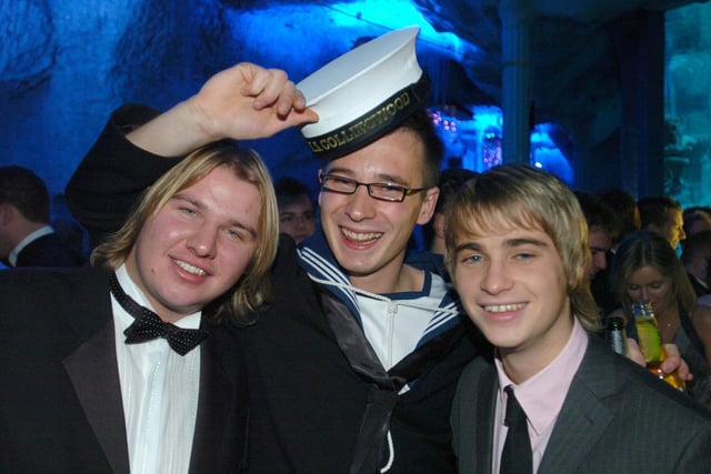 Sailors, from left, Ian Lawrence, Steve Greenwood, Michael Sharp and James Shortall, 2004