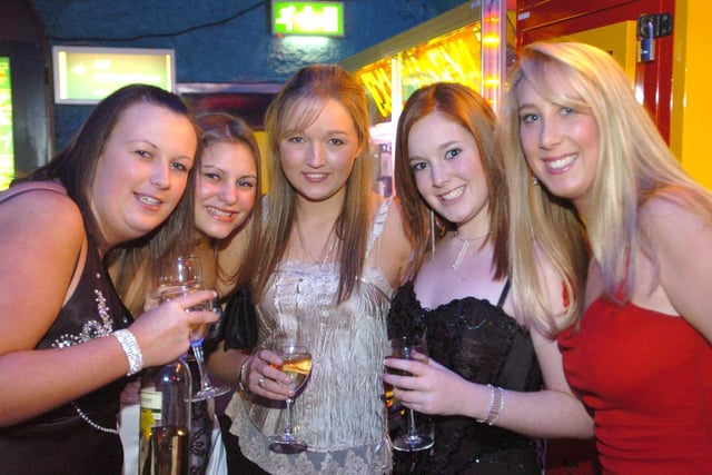 Chantelle Sykes, Sophie James, Nicola Finneron, Lucy Holliday and Cerise Fleming, 2005
