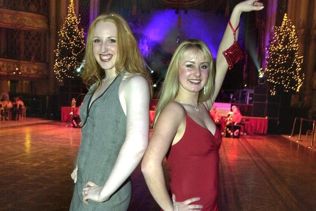 Style Social at the Christmas Tree Ball Zoe Dawes (left) and Kelly McLelland take to the floor in 2000