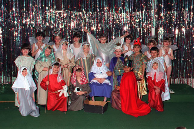 The nativity Play at Temple Newsam Primary in December 1996.