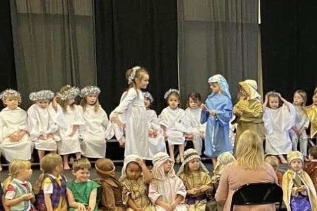 Battyeford Primary School, Mirfield, performed 'The Nativity'