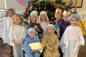 Battyeford Primary School, Mirfield, performed 'The Nativity'