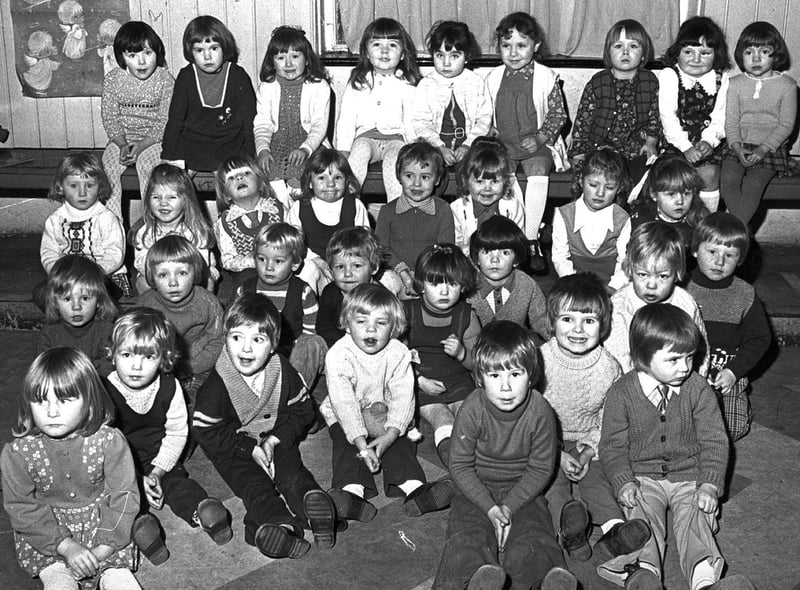 Christmas time at Orrell Pre-School Playgroup in 1974