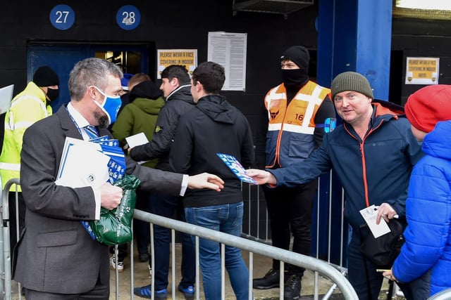 Wigan Athletic supporters who made the long trip to Oxford last weekend were greeted on arrival by chief executive Mal Brannigan, who handed over Christmas cards signed by the players