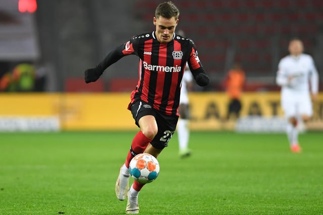Eighteen-year-old Bayer Leverkusen midfielder Florian Wirtz is being dubbed as the next Kai Havertz and Manchester United are reportedly considering a move for the teen who could cost around £60m. (Express). Photo by Ralf Treese/DeFodi Images via Getty Images.