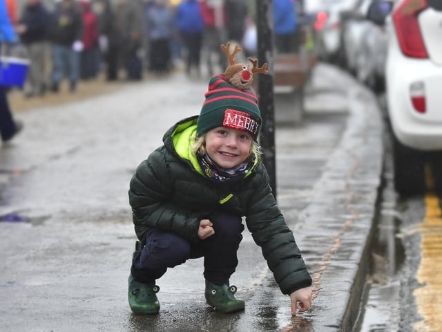 Miles of Smiles! Putting down a penny on the mile of pennies
