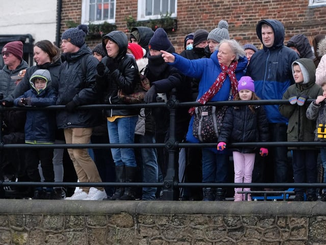 A large crowd turned out to enjoy the fun