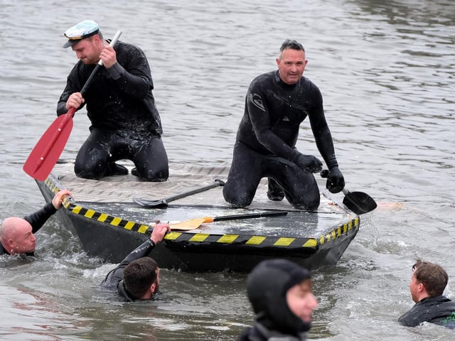More in the water than out!