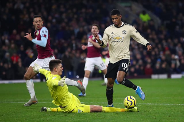 December 28th, 2019: The Clarets ended the calendar year with defeat for the first time since 2012. The home side went behind on the stroke of half-time when Anthony Martial beat Nick Pope while Marcus Rashford found the net in the 90th minute.
