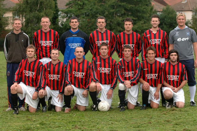 Rothwell of the Wakefield and District League 2009.
Back from left: Mark Pitts, manager, Steve Parker, Scott McCarthy,  Nathan Drury, Jack Dufton, Matthew Pitts,  Simon Portray, assistant manager.
Front from left: Thomas Dufton, Christopher Peat, Matthew Lloyd, Ryan Thackerary, Ben Tallant, Liam Robinson, Chris Best.